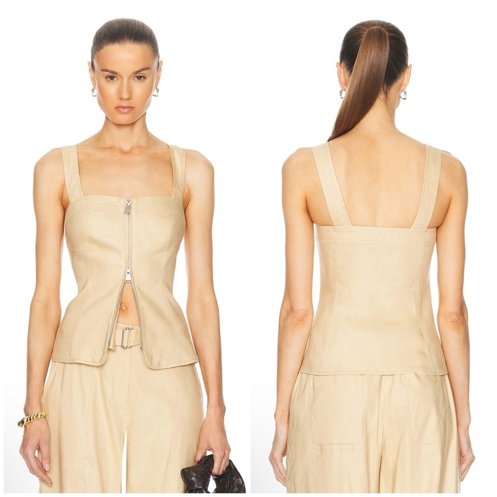 SIMKHAI Nour Bustier Top in Natural Size 2